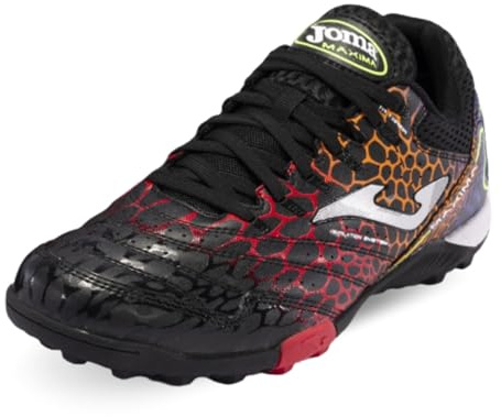 Joma Maxima 2431 TF MAXW2431TF, Men Turf Football Trainers, Black, 42 EU