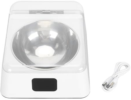Restokki Automatic Cat Feeder with Infrared Sensor Cover Removable Bowl Battery Powered for Pet Health