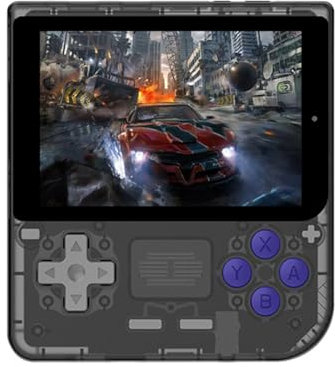NULA V10 Console di Gioco Portatile Retrò , Arcade Linux Emulatore Portatile di Console per Giochi Tascabili IPS da 3,5 Pollici, Batteria da 3000 MAh 8 Ore - Nessun Gioco