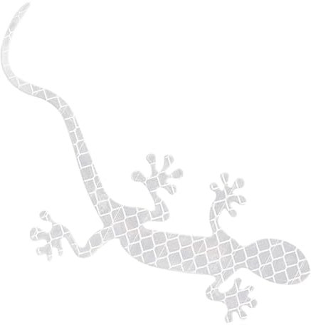 Gecko Reflexstreifen, Reflektierende Warnaufkleber Für Autos, Reflektierende Gecko Förmige Aufkleber Zur Warnung, Wasserdicht, Hohe Temperaturbeständigkeit, Staubdichte Funktion