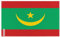 Drapeau de Mauritanie Plusieurs Tailles en Polyester 96x144cm 2. 2 œillets à gauche