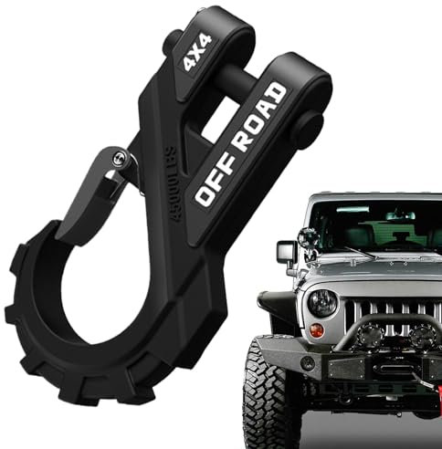 Pzuryhg ATV Seilwinde Haken, Auto Abschlepphaken, Hochfester Haken, Anhänger Kettenhaken, Vielseitige Anhängerhaken, Gabelkopfgreifer, Anhänger Gabelkopfhaken, Auto LKW Abschlepphaken, SUV