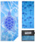 TMEOG Strandtuch Mikrofaser 180x80cm Badetuch Strand Badehandtuch Groß Sandfrei Schnelltrocknendes Strandhandtuch Dünn Strandlaken Leicht Beach Towel für Damen Herren(Blaue Meeresschildkröte 1)