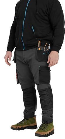BadRhino Big & Tall Workwear Cargo Trousers - Men's - Plus Size Curve Black