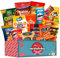 World of Sweets Herzhaft-Box, Snack-Geschenkbox mit Chips, Fleisch-Snacks und Knabbereien, 16 Produkte