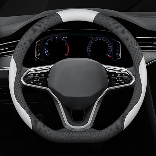 R-timer Auto Lenkradbezug Lenkradschutz für Mercedes B Klasse W246 (2011-2018), Lenkradbezug Leder, Lenkradhülle für Sommer & Winter Auto-Lenkradabdeckung,B-D Shape