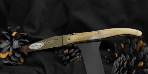 Laguiole en Aubrac, PLEIN, Horn BLOND, Handwerkskunst made in Frankreich