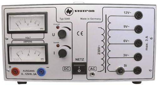 STATRON Labornetzteil 5340.1 0-12 V/AC 3 A Nbr. Ausgänge 2 x
