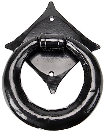 From The Anvil Black Ring Door Knocker