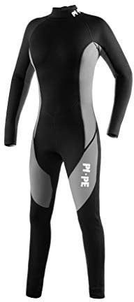 PI-PE Damen Neoprenanzug Pure Long 3mm, Grau, S