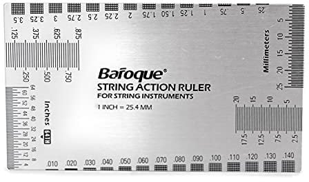 Règle d'action de Corde de jauge d'action de règle de Guitare pour la Basse électrique Guitare Acoustique Mandoline Banjo