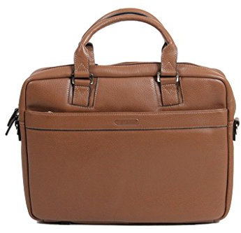 Katana K83608 Laptoptasche, Rindsleder, genarbt, braun, one size, Zeitgenössisch