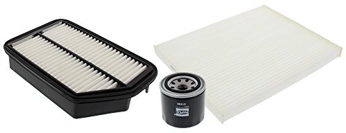 MAPCO 68553 Filtersatz Ölfilter Luftfilter Innenraumfilter | Kompatibel mit: HYUNDAI ix35, KIA SPORTAGE III