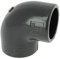 Raccord PVC pression noir coudé 90° - Ø 40 mm - Girpi