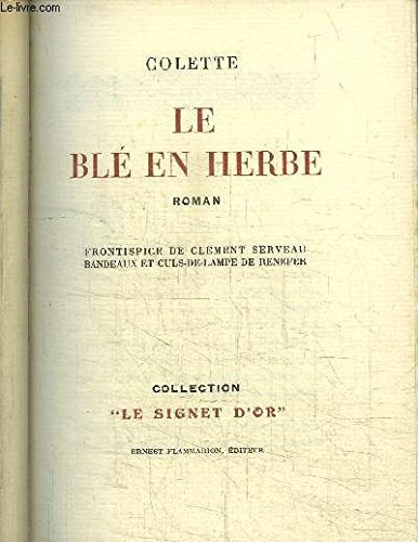 LE BLE EN HERBE / COLLECTION LE SIGNET D'OR