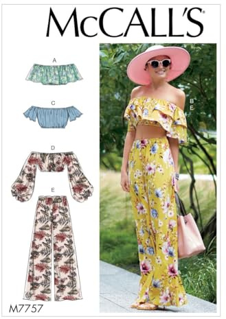 McCall's M7757 Sewing Pattern, Paper, Plain, X-Small/Small/Medium