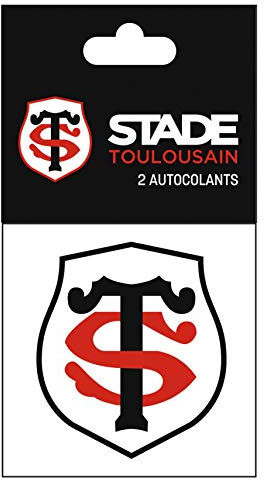 Stade Toulousain Lot de 2 Autocollants Rugby 6 cm