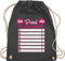 Shirtracer Turnbeutel Rucksack - Junggesellenabschied Frauen - JGA Braut Pflichtaufgaben - Unisize - Dunkelgrau - beutel brauttaschen bachelorette party juterucksäcke junggesellinnenabschied outfit