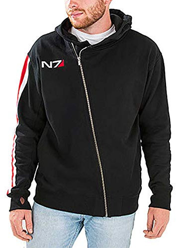 Mass Effect n7 Hoodie, Schwarz - N7 Hoodie für Herren, XL