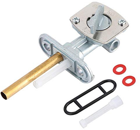 Válvula de Conmutación del tanque de Combustible,Yosoo Moto Petcock Filtros de Aceite Grifo de Combustible Interruptor del tanque de combustible de Gas Válvula de Soldadura para YFZ350 YFM660 Grizzly