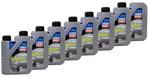 Motoröl Motor Öl LIQUI MOLY Basic Scooter 2T 8 X 1 Liter
