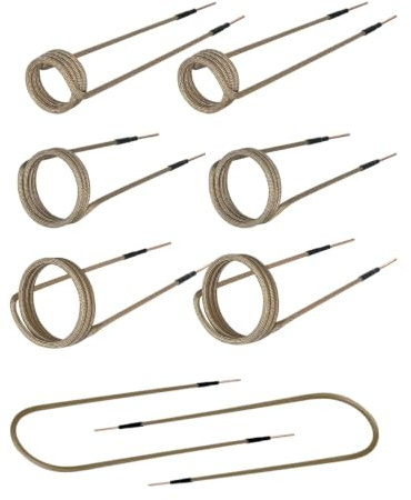 Solary Magnetic Induction Heater Coil, Induction Heat Accessories (6 coils + 2 free forming coils)