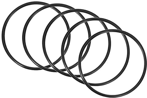 QUARKZMAN 5 Stücke Dichtungen aus Nitrilkautschuk für Wasserhahn 75mm x 67mm x 4mm für Wasserhahn Klempner Reparatur Dichtung Verbindung, Schwarz