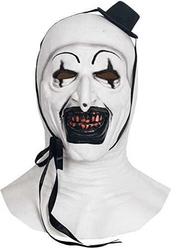 keland Maschera da Terrifier Art The Clown Maschera Joker Horror Accessorio per Costumi Cosplay di Halloween