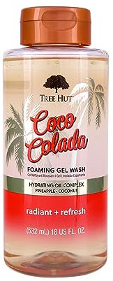 Tree Hut Coco Colada Radiant & Refresh Foaming Gel Wash, 18 oz.