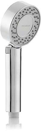 InnovaGoods® Alcachofa de ducha 3-in-1, alcachofa ducha 3 Posiciones, duchas de baño alcachofa con 3 modos de uso Lluvia, Pulverización y Dispensador de Jabón, Grifo de Presión.