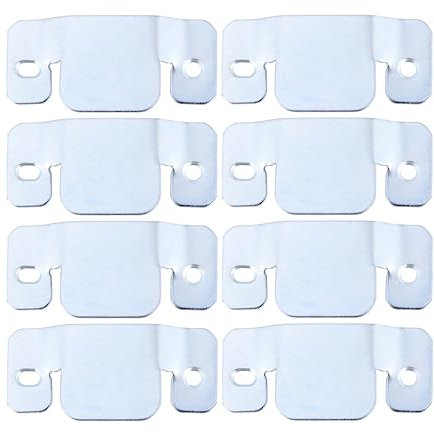 Holibanna 8pezzi Clip per Divano Componibile Connettori per Multifunzionali Staffe di Montaggio per Scorrevoli Ganci per Combinati Parti di Collegamento per Clip di Ricambio per Componibili