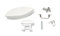 CG94 - Maniglia Oblò Per Lavatrice Kit Di Ricambio Compatibile A-RDO Cod.Refereza : 651027704,110251000,481246268948,719006900,C00464165