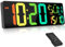 XREXS 17 Inch Large Digital Wall Clock, RGB Color Changing, Large Display Count Up/Down Timer, Adjustable Brightness Alarm Clock for Home, Gym, Office and Classroom