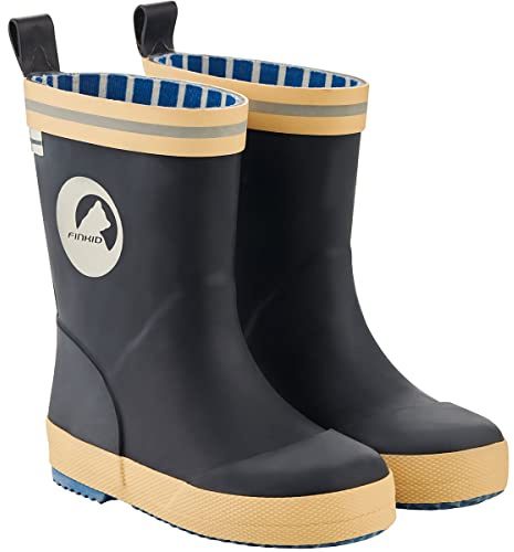 Finkid Vesi Blau - Wasserdichter klassischer Kinder Gummistiefel, Größe EU 24 - Farbe Navy