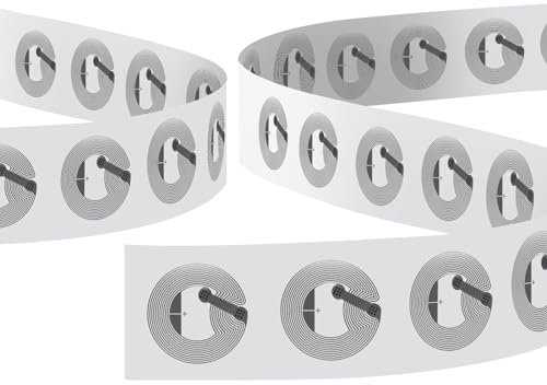 POFIBO 60 Stück NFC Tag Aufkleber, NFC Ntag 215 Tags Programmierbar 504 Byte Chip Aufkleber Für Alle NFC-fähigen Handys und Geräte