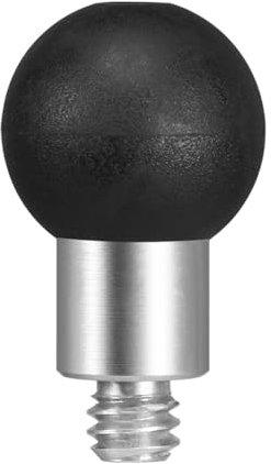 FANAUE Adaptateur de tête de Boule de 17 mm avec Filetage de 1/4 Pouce, Compatible avec Le Support GPS Garmin, pour Accessoires de Support de téléphone Portable pour vélo, Moto