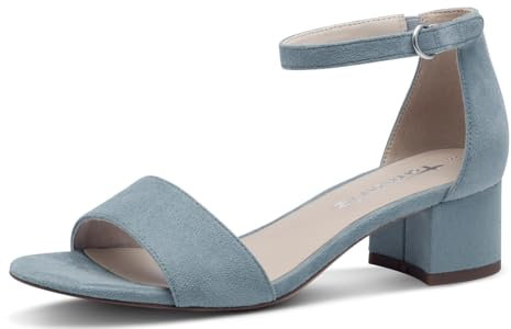 Tamaris Sandalette Damen Vegan Elegant blau,EU 40