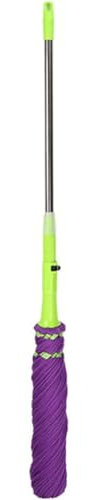 OZLMBERN Mop ad Acqua con Torsione Mop Senza Lavaggio a Mano Mop Pigro Asta telescopica in Acciaio Inossidabile Lavaggio in Fibra Mop Integrato