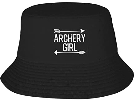 Sonnenhut Cooles Bogenschießen Mädchen Armbrust Bogen Jagd Bogenschütze Outdoor Hut Unisex Freizeithut Atmungsaktiv Bucket Hüte Für Mädchen Trekking Reisen