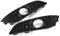 Parrilla delantera coche Compatible Con Vauxhall Para Opel Para Astra H 2007 2008 2009 2010 2011 2012 Rejilla Luz Antiniebla Delantera Coche Cubierta Parrilla Lámpara Antiniebla 1400409 1400410