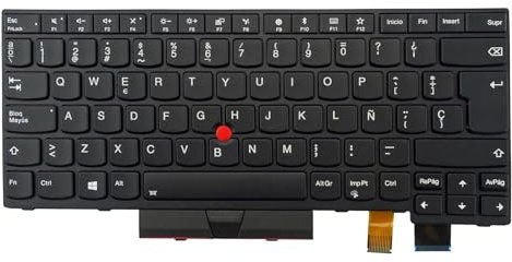 Teclado de repuesto con retroiluminación para Lenovo Thinkpad T470 T480 A475 A485 (español/español, retroiluminado)