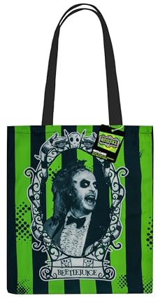 CINERÉPLICAS Beetlejuice Gestreifte Tragetasche