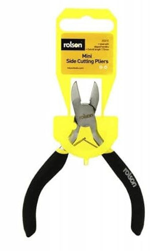 Rolson 20215 Mini Side Cutting Pliers, Black (3)