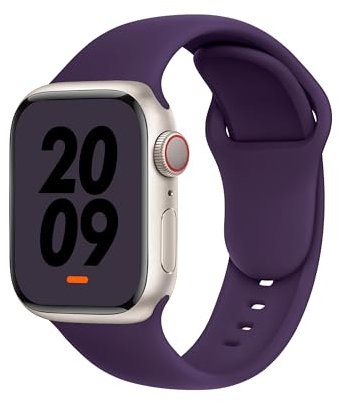 DONEGANI C1A para Correa Apple Watch Se Ultra 2 40mm 44mm 46mm 42mm 45mm 41mm 38mm 49mm Series 10 9 8 7 6 5 4 3 Mujer Hombre Original Pulsera Strap Púrpura imperial
