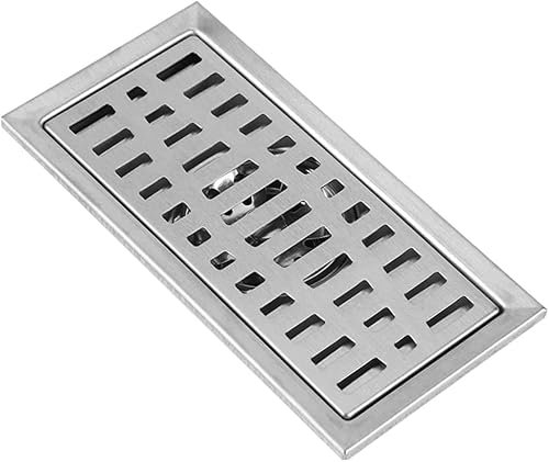BCJMKDX Filtro per lavello, Scarico a Pavimento Sanitario con griglia for Doccia da Bagno in Acciaio Inossidabile for Grande Traffico