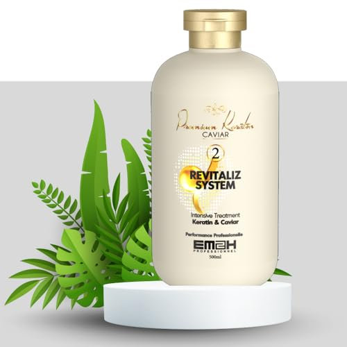 Premium Keratin Caviar Revitaliz System - Lissage brésilien au caviar - 500ml