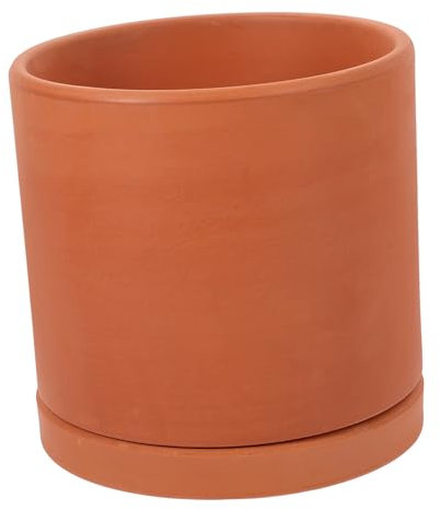 TOYANDONA Maceta De Terracota Olla De Agua Macetas De Barro para Plantas Maceta con Drenaje Jardinera De Arcilla Bote De Plantador Suculento Maceta De Riego Automático Macetas Unicas Orange