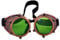 QKNTKF Bennett Cosplay Goggles Steampunk Glasses Retro Vintage Victorian Goggles Glasses Welding Punk Protective Glasses (Bennett, One Size)