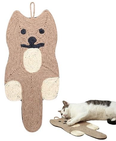 Cat Scratcher Wellpappe, horizontaler vertikaler Pfosten, schützt Möbel effektiv, fördert gesunde Krallen, Zubehör für Haustiere und Kätzchen im Innenbereich