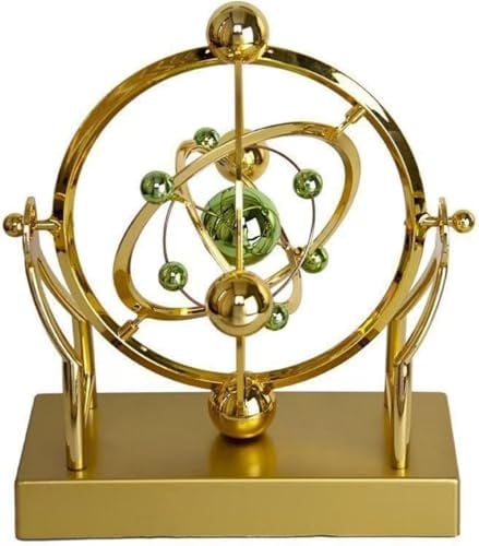 Perpetuum Mobile Pendel mit Himmlischer Umlaufbahn – Kreative Rotierende Heimdekoration, Newtons Wiege-Perpetuum Mobile Cooles Schreibtischspielzeug, Schreibtisch-Gadgets, Geschenke Physiklehrer